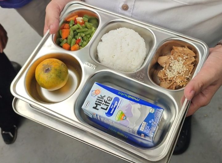 Menu makan bergizi gratis yang disajikan oleh Badan Gizi Nasional Magelang (Tangkapan Layar)