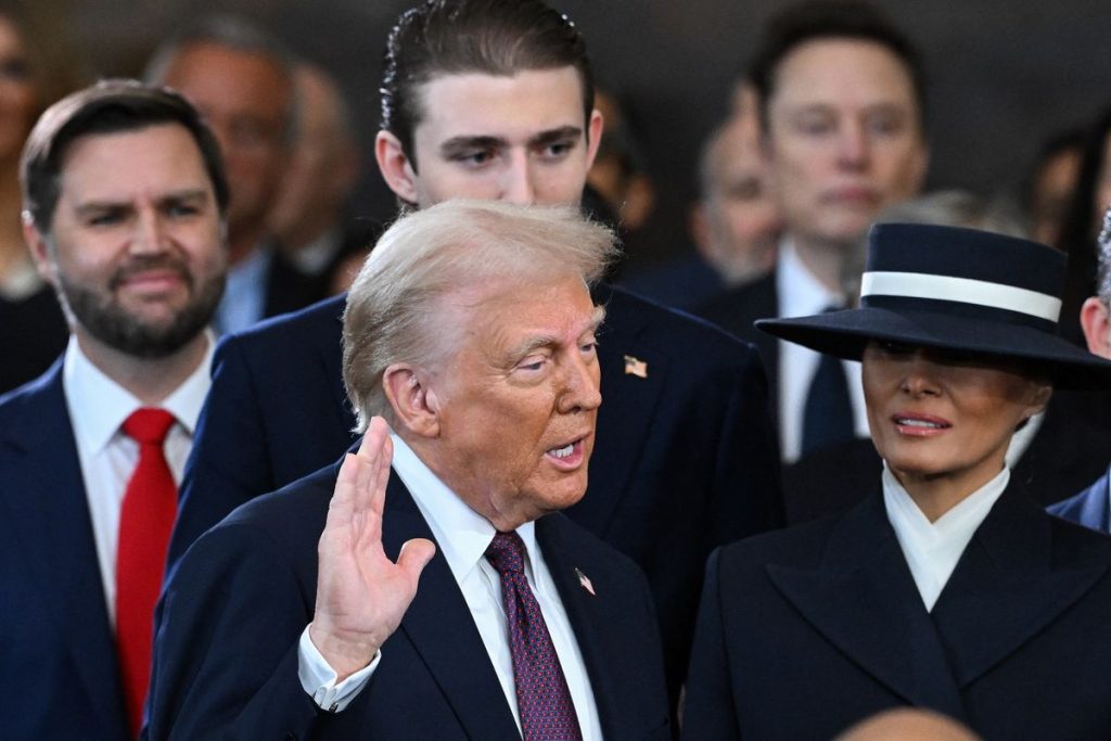 Donald Trump resmi dilantik sebagai Presiden AS ke-47 (Tangkapan Layar)
