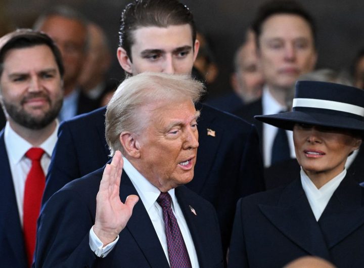 Donald Trump resmi dilantik sebagai Presiden AS ke-47 (Tangkapan Layar)