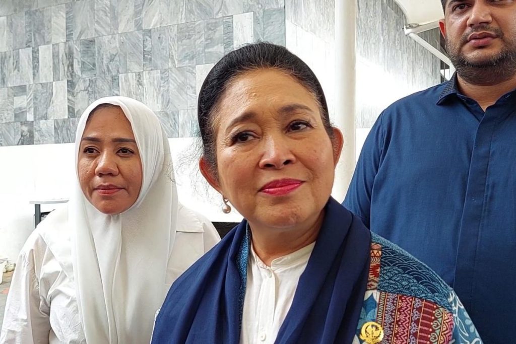 Ketua Komisi IV DPR RI Siti Hediati Hariyadi atau dikenal Titiek Soeharto di Kompleks Parlemen (Tangkapan Layar)