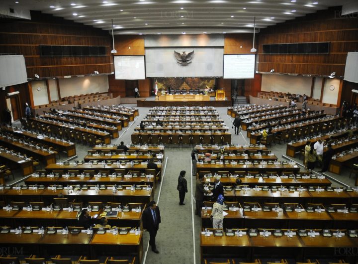 Rapat DPR-RI (Tangkapan Layar)