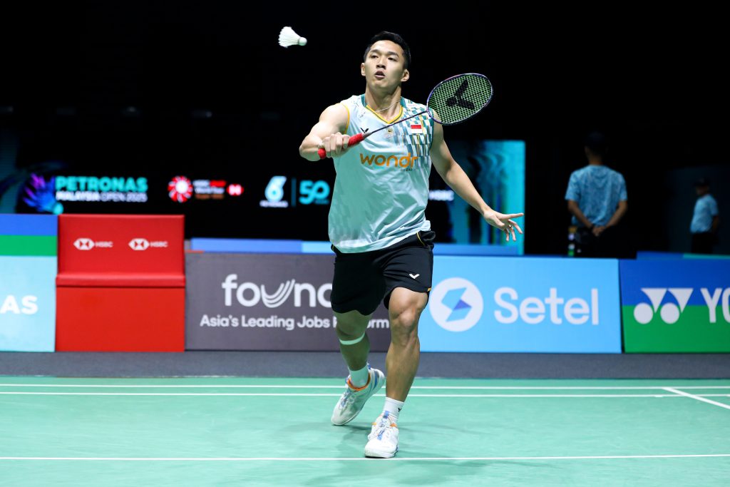 Jonatan Christie Gagal di Babak Awal Malaysia Open 2025 (Source : pbsi.id)