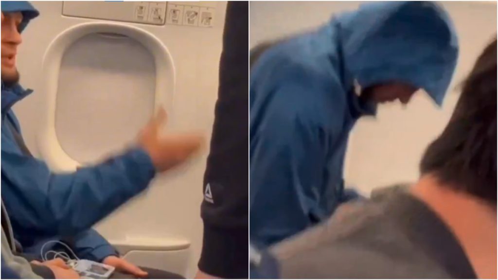 Video Viral Khabib Nurmagomedov cekcok dengan pramugari (Foto : X)