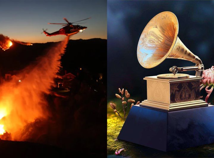 Beberapa label musik AS membatalkan acara Grammy Award akibat kebakaran hutan LA (Kolase Foto)