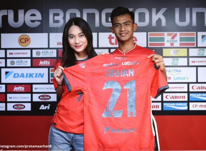 Arhan Pratama kini berseragam Bangkok FC (Tangkapan Layar)