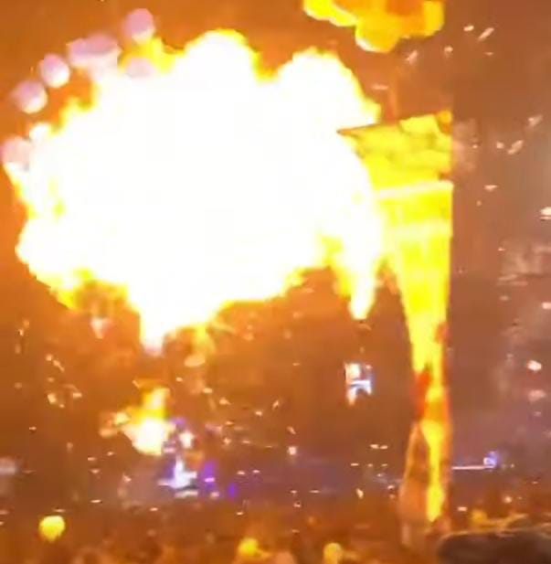 Kejadian Balon Meledak (Tangkapan Layar)