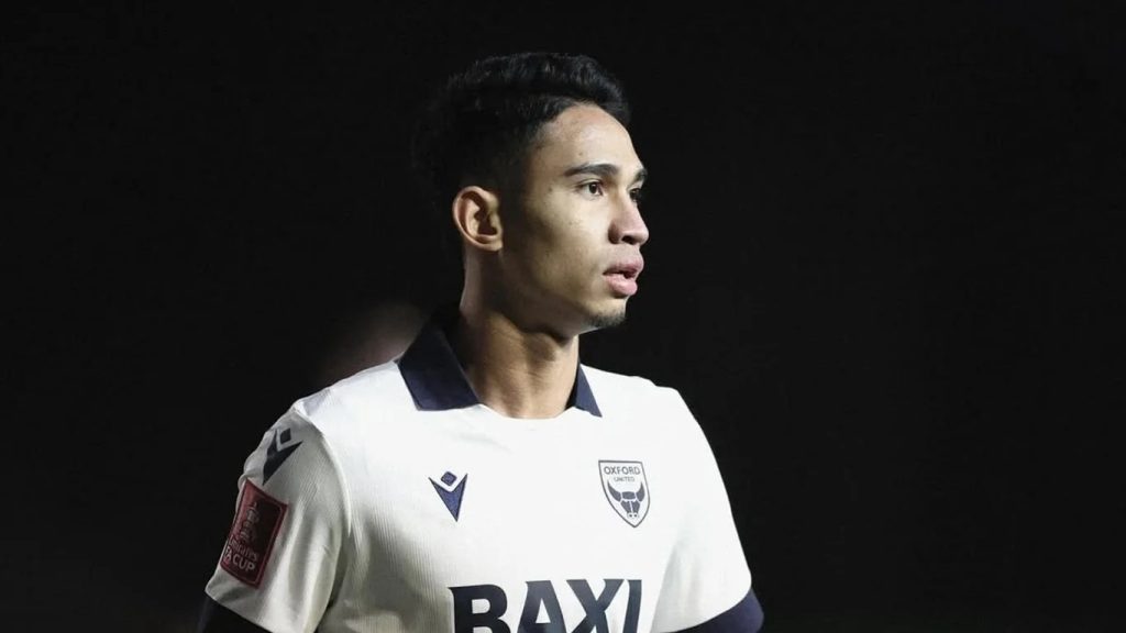 Marselino Ferdinan bermain untuk oxford (Tangkapan Layar)