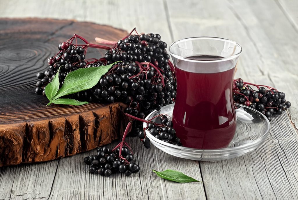 Buah elderberry hitam (shutterstock.com)