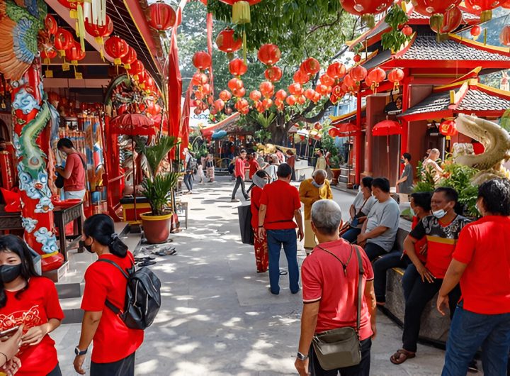 Vihara Dharmayana, kuil Buddha Tionghoa (shutterstock.com)