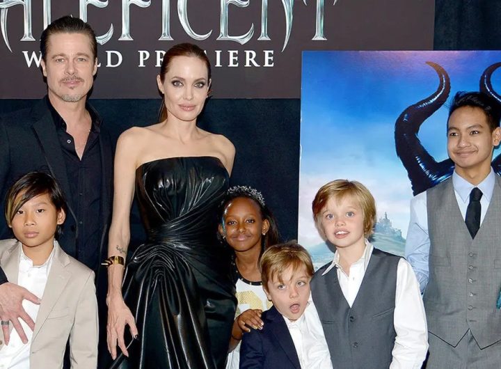 Anak-anak Angelina Jolie; Pax, Zahara, Shiloh dan Knox; diajak untuk mengisi suara beberapa karakter panda kecil. Foto: Huffingtonpost