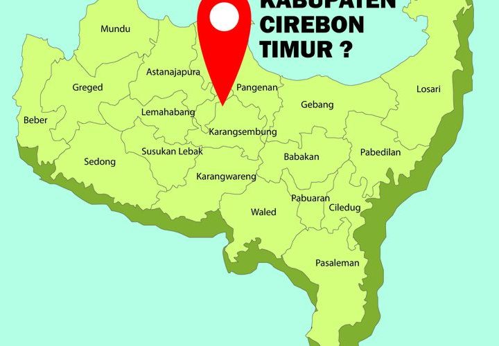 ILUSTRASI Kabupaten Cirebon bagian timur (Tangkapan Layar)