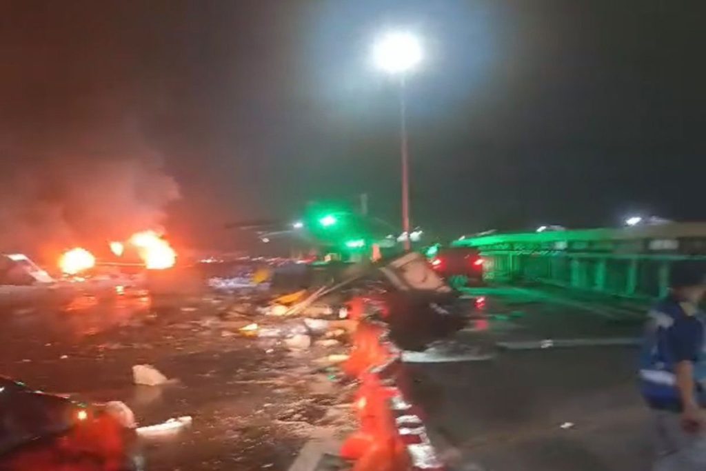 Kecelakaan maut di Tol Ciawi, Rabu (5/2/2025) dini hari. (Sumber : ANTARA/HO)