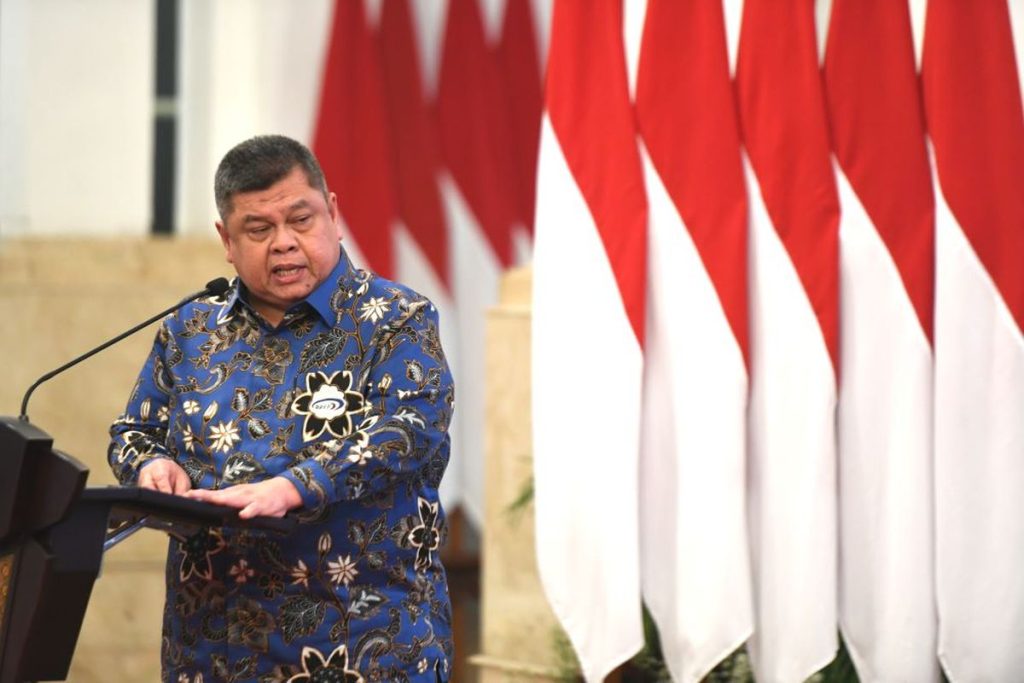 Kepala Badan Pengawasan Keuangan dan Pembangunan (BPKP) Muhammad Yusuf Ateh memberikan sambutan saat pembukaan Rapat Koordinasi Nasional Pengawasan Intern Pemerintah (Rakornas Wasin) 2024 di Istana Negara, Jakarta, Rabu (22/5/2024). BPKP menggelar Rakornas Wasin 2024 dengan mengusung tema Mengawal Penuntasan Pembangunan Jangka Menengah untuk Kesinambungan Pembangunan. (ANTARA FOTO/Hafidz Mubarak A/YU)