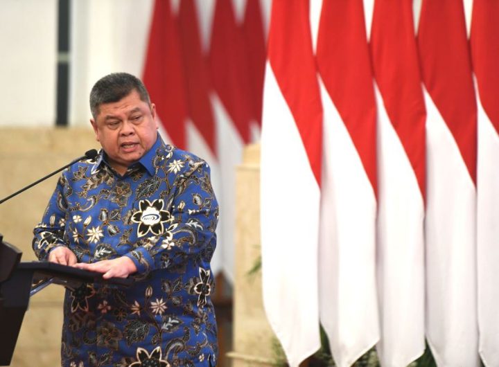Kepala Badan Pengawasan Keuangan dan Pembangunan (BPKP) Muhammad Yusuf Ateh memberikan sambutan saat pembukaan Rapat Koordinasi Nasional Pengawasan Intern Pemerintah (Rakornas Wasin) 2024 di Istana Negara, Jakarta, Rabu (22/5/2024). BPKP menggelar Rakornas Wasin 2024 dengan mengusung tema Mengawal Penuntasan Pembangunan Jangka Menengah untuk Kesinambungan Pembangunan. (ANTARA FOTO/Hafidz Mubarak A/YU)