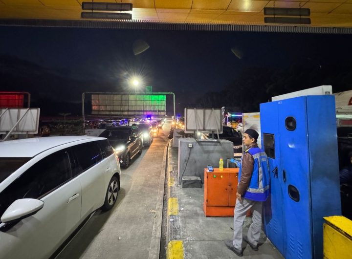 Kecelakaan di GT Ciawi (Dok. Jasa Marga)