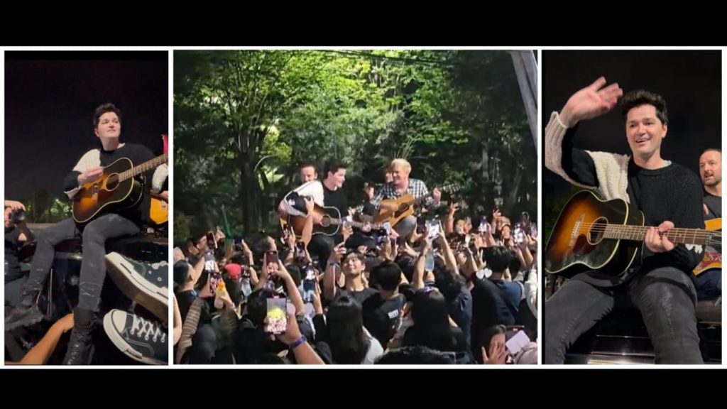The Script tampil di Surabaya (Tangkapan Layar)