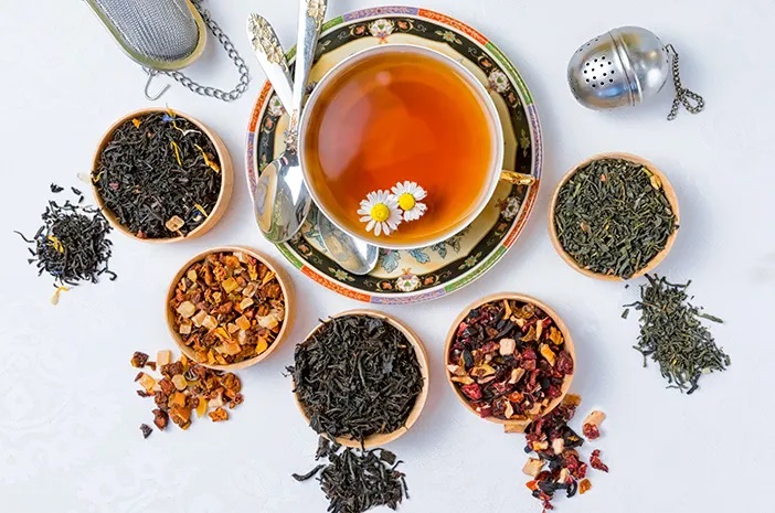 Ilustrasi beberapa bahan tambahan pada teh (Tangkapan Layar)