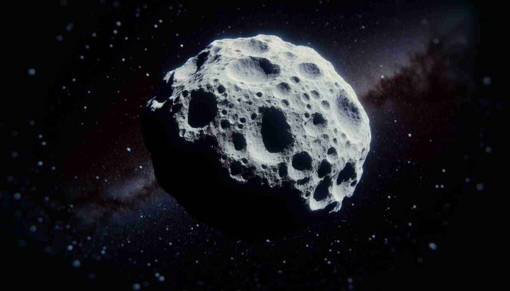 Ilustrasi Asteroid 2024 YR4 (Tangkapan Layar)