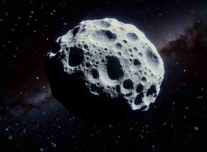 Ilustrasi Asteroid 2024 YR4 (Tangkapan Layar)