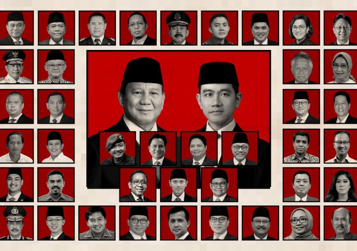 Kabinet Merah Putih: Daftar Lengkap Menteri Prabowo-Gibran (Tangkapan Layar)