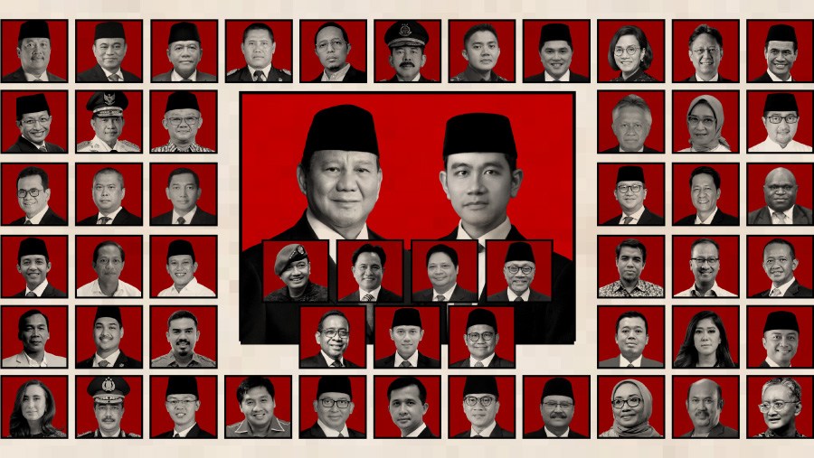 Kabinet Merah Putih: Daftar Lengkap Menteri Prabowo-Gibran (Tangkapan Layar)
