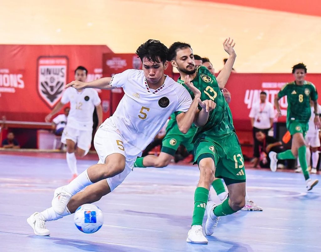 Timnas Futsal Indonesia vs Arab Saudi. (Foto/Timnas Futsal)