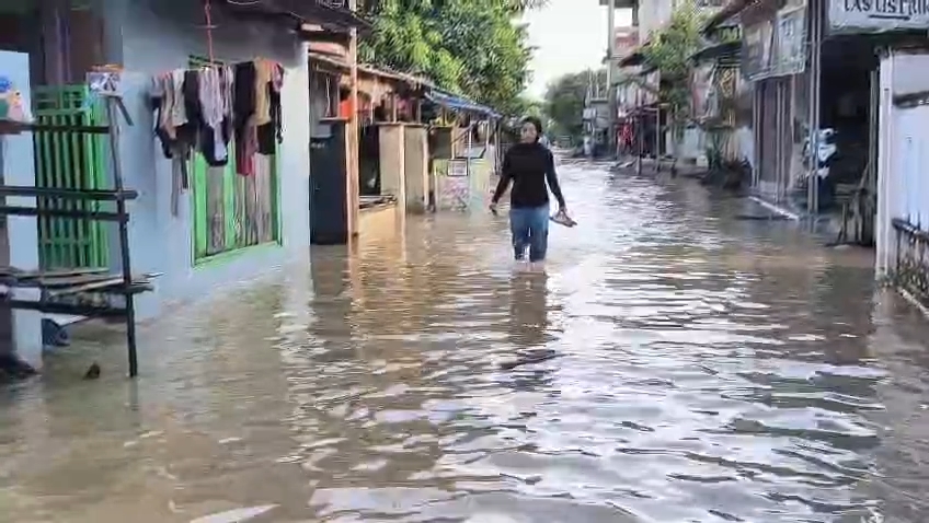 Banjir merendam ratusan rumah di Kecamatan Pangenan