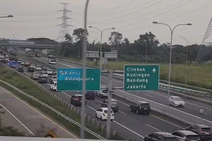 Arus balik macet 7 kilometer mendekati rest area 207 Palikanci, Korlantas Polri siapkan rekayasa lalu lintas hadapi kepadatan kendaraan