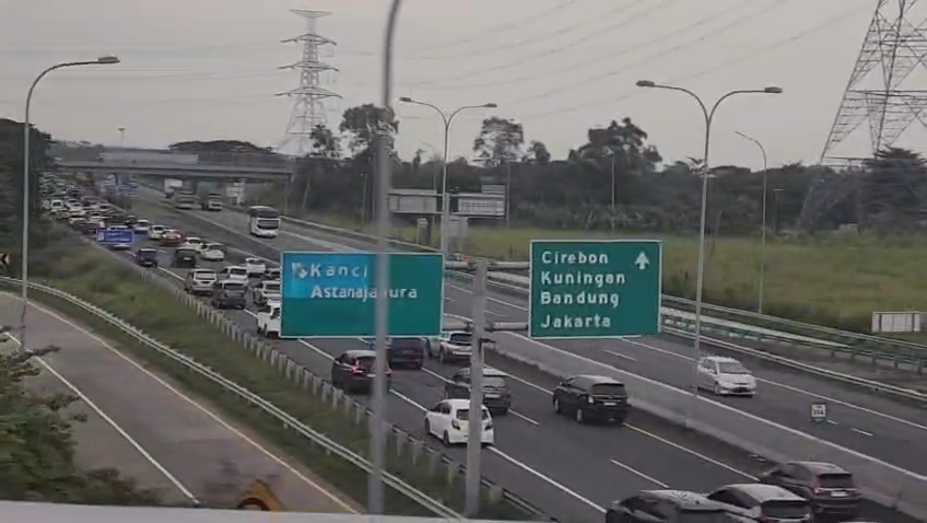 Arus balik macet 7 kilometer mendekati rest area 207 Palikanci, Korlantas Polri siapkan rekayasa lalu lintas hadapi kepadatan kendaraan