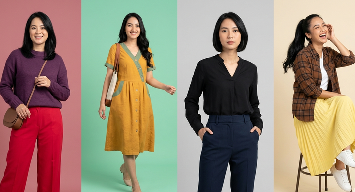 Kombinasi warna yang sebaiknya tidak dipadukan.(Google Gemini AI)