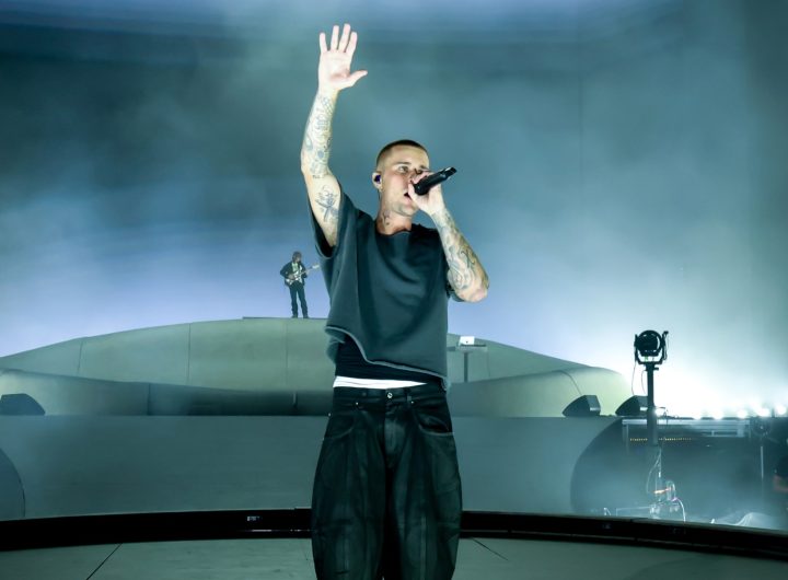 Bieber tampil di Coachella 2026 pada tanggal 11 April. (Sumber Foto : Kevin Mazur/Getty Images untuk Coachella)