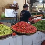 Pasokan cabai sulit, harga cabai kembali meroket (Foto : Darfan)