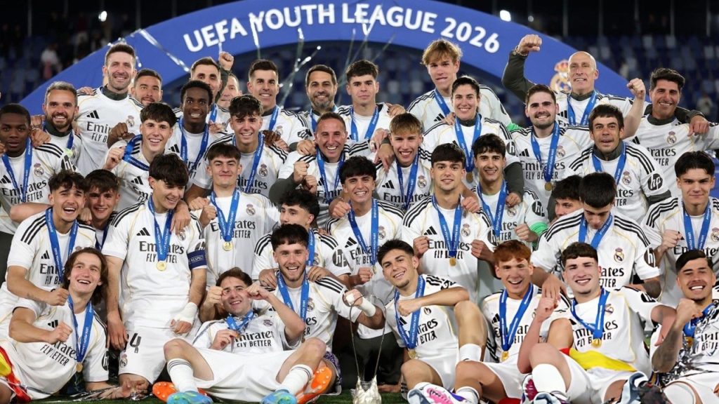 Real Madrid U19 Juara UEFA Youth League 2026 Lewat Drama Penalti. (Sumber Foto : @Facebook_Folks Madrid)