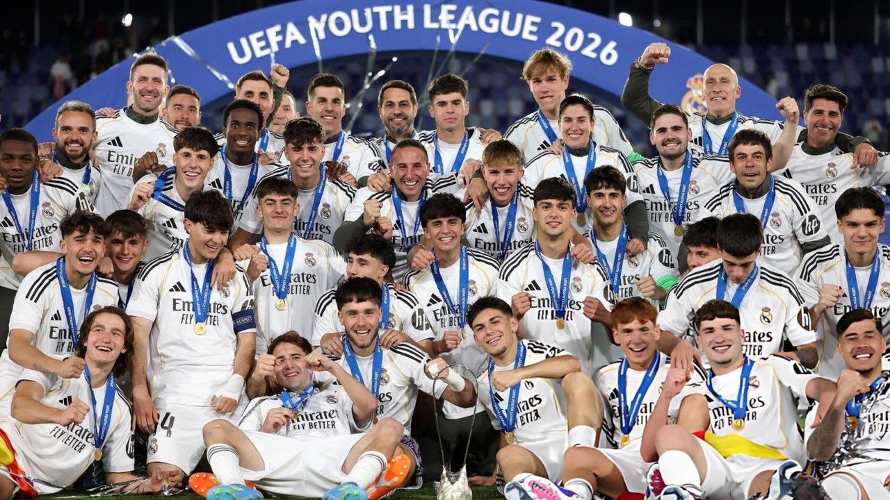 Real Madrid U19 Juara UEFA Youth League 2026 Lewat Drama Penalti. (Sumber Foto : @Facebook_Folks Madrid)