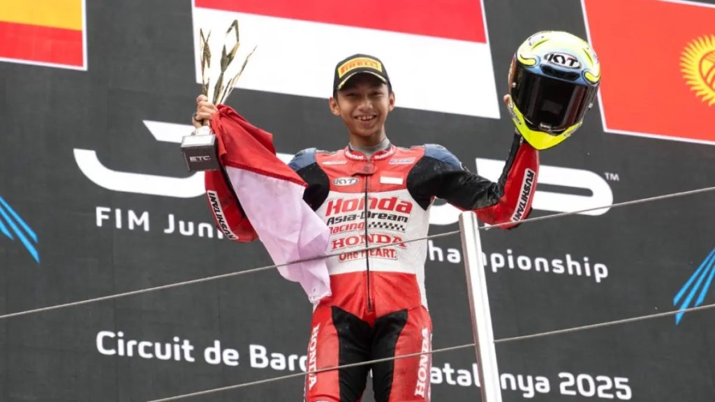Kiandra Ramadhipa jadi satu-satunya wakil Indonesia di Moto3 Junior 2026.