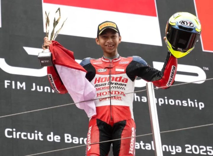 Kiandra Ramadhipa jadi satu-satunya wakil Indonesia di Moto3 Junior 2026.
