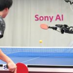 Robot ping-pong Ace buatan Sony AI mencetak sejarah dengan mengalahkan pemain top dunia, (foto: x @FortuneMagazine)