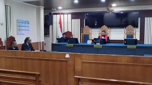 Lantaran SP3, korban sengketa tanah ajukan praperadilan, tantang Polres Kuningan di meja hijau (Foto : Darfan)