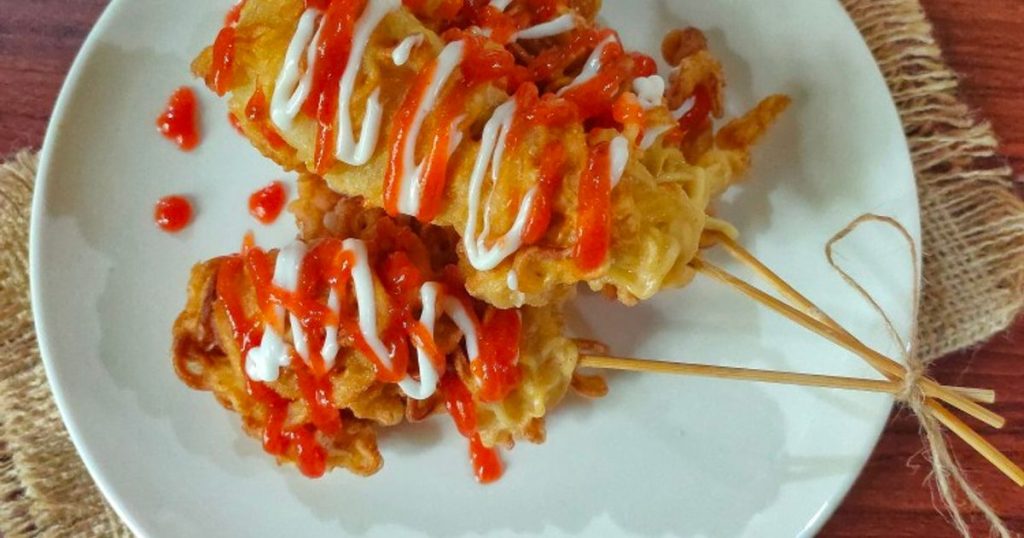 Sate Gulung Mie Instan (Tangkapan Layar)