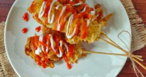 Sate Gulung Mie Instan (Tangkapan Layar)