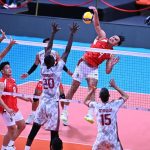 Timnas voli putra Indonesia meraih kemenangan dramatis 3-2 atas Qatar dalam laga Grup B AVC Cup Men 2026, Senin (22/6/2026).(PBVSI)