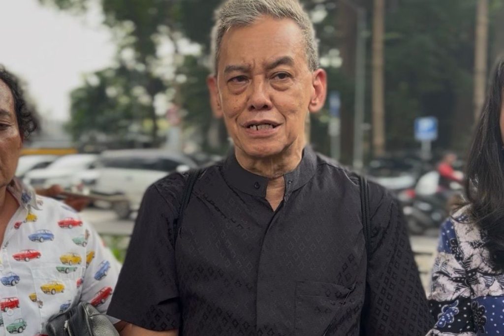Fariz RM menyambangi Polda Metro Jaya untuk mengecek laporannya terhadap Syahravi atas kasus dugaan pelanggaran hak cipta, Selasa (23/6/2026).(Sumber Foto : KOMPAS.com/Ady Prawira Riandi )
