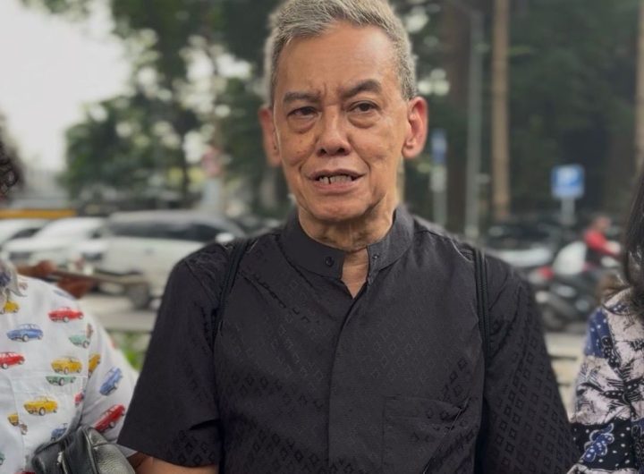Fariz RM menyambangi Polda Metro Jaya untuk mengecek laporannya terhadap Syahravi atas kasus dugaan pelanggaran hak cipta, Selasa (23/6/2026).(Sumber Foto : KOMPAS.com/Ady Prawira Riandi )