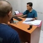 Seorang pria di Kabupaten Kuningan diamankan polisi setelah menganiaya selingkuhan istrinya hingga tewas. (Foto : Darfan)