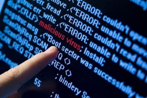 Ilustrasi Virus dalam kode program (Sumber Foto : depositphotos.com)