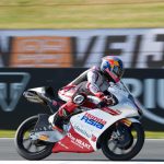 Veda Ega terjatuh di Moto3 Belanda (Foto: Honda Team Asia)