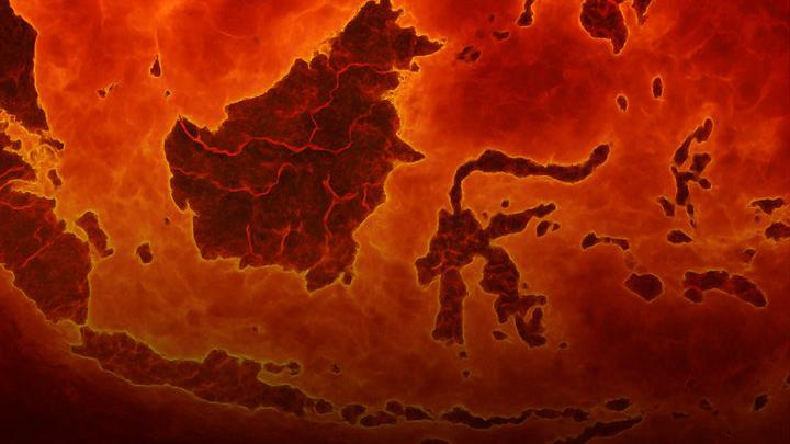 ilustrasi dampak super-el Nino di Indonesia . (Sumber Foto : Dok. BRIN)