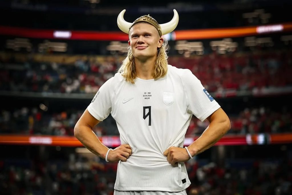 Penyerang andalan tim nasional Norwegia, Erling Braut Haaland yang mencuri perhatian di jagat maya (Sumber Foto: Dok. Instagram Erling Haaland)