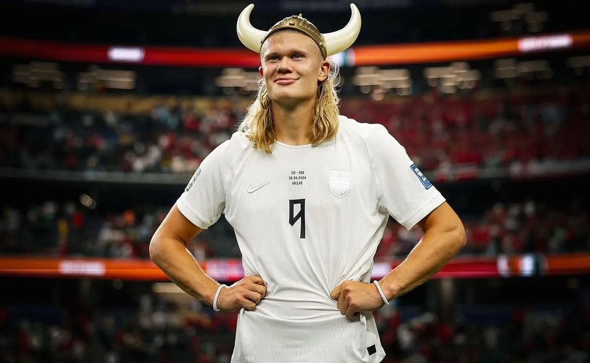 Penyerang andalan tim nasional Norwegia, Erling Braut Haaland yang mencuri perhatian di jagat maya (Sumber Foto: Dok. Instagram Erling Haaland)