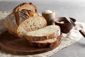 Ilustrasi roti sourdough.(shutterstock.com/belkantus)